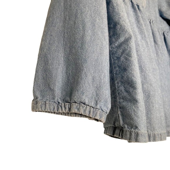 Carters Blue Chambray Shirt Dress Size 4 - Picture 5 of 10